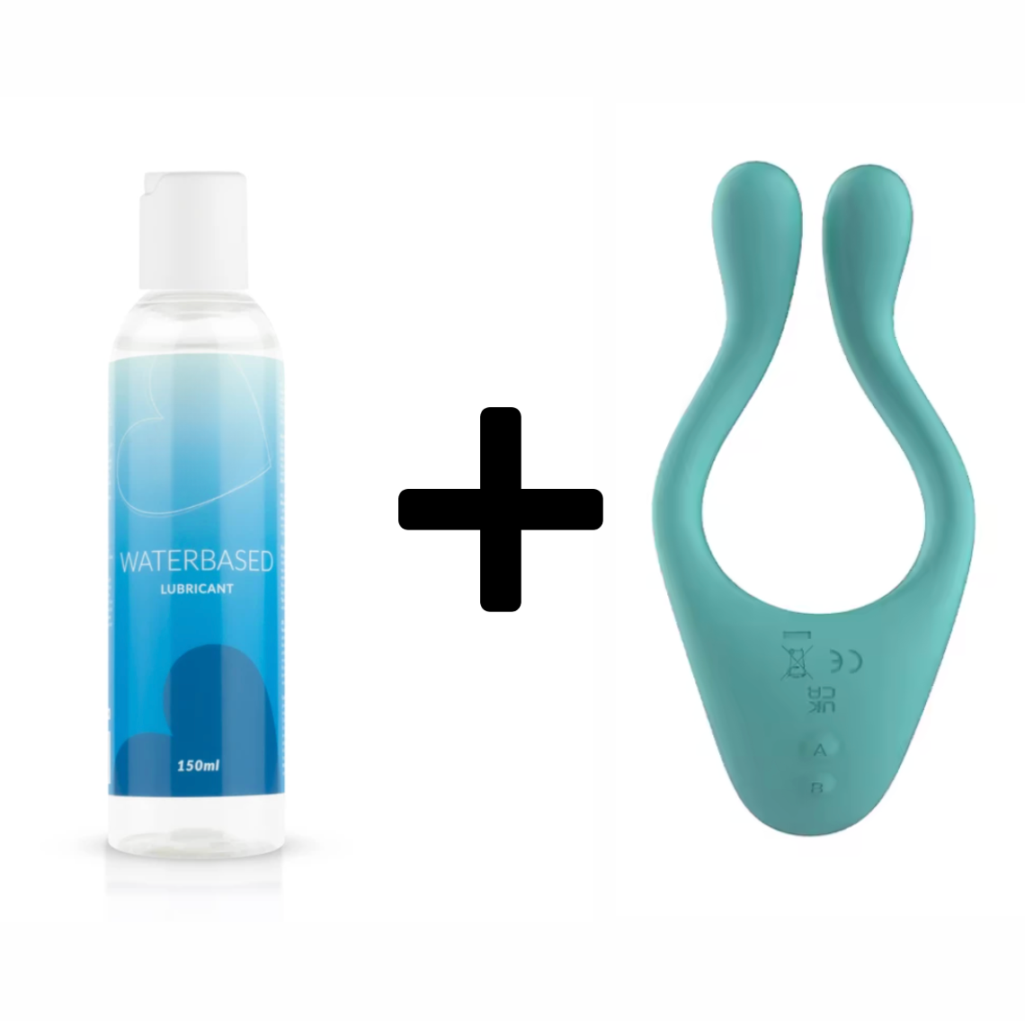 Glijmiddel Waterbasis + Vibratie Speeltje Man