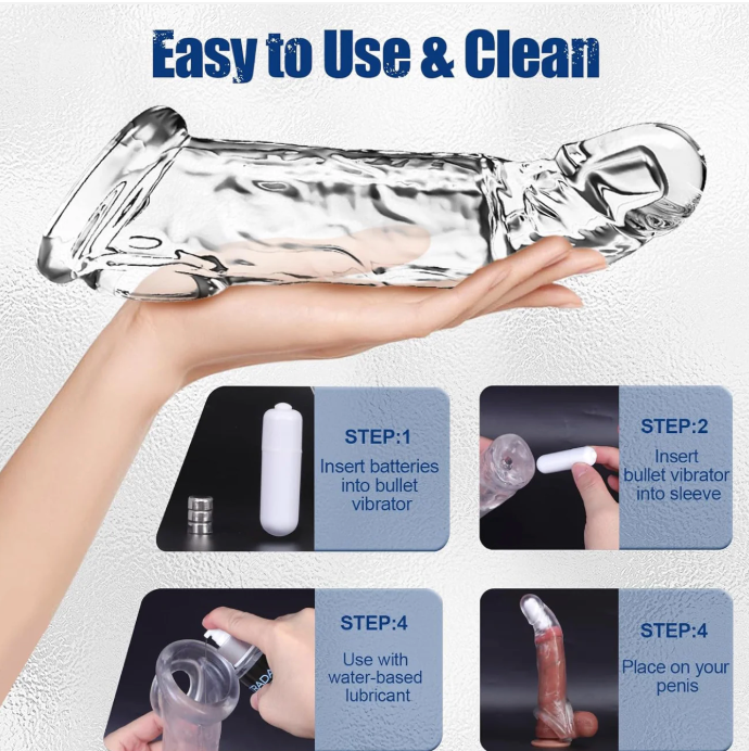 Titan Wolf Sleeve | Geavanceerde Vibratie & Verlengde Prestatie