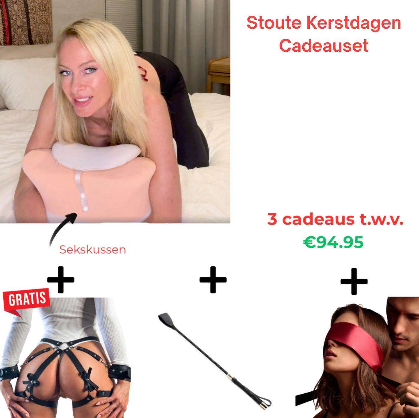 The Pleasure Pillow | Kerst Cadeauset