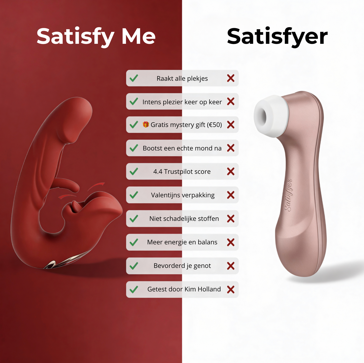 Satisfy Me | Explosie van Genot