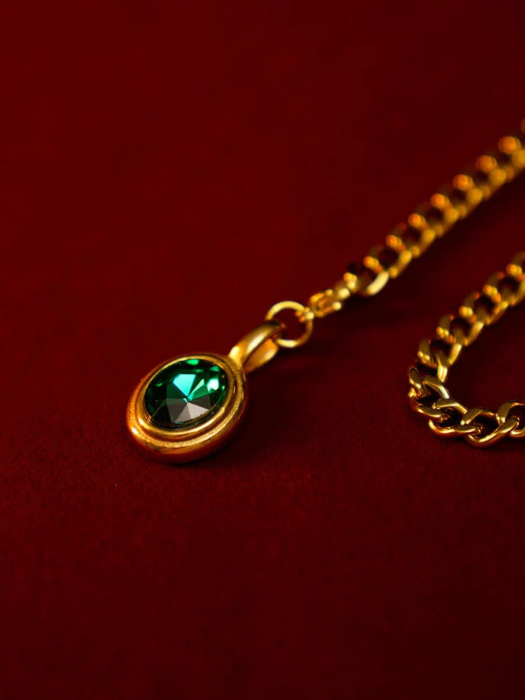 Edelsteen smaragdgroen detail